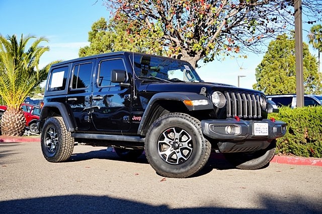 Used 2020 Black Jeep Unlimited Rubicon image 1