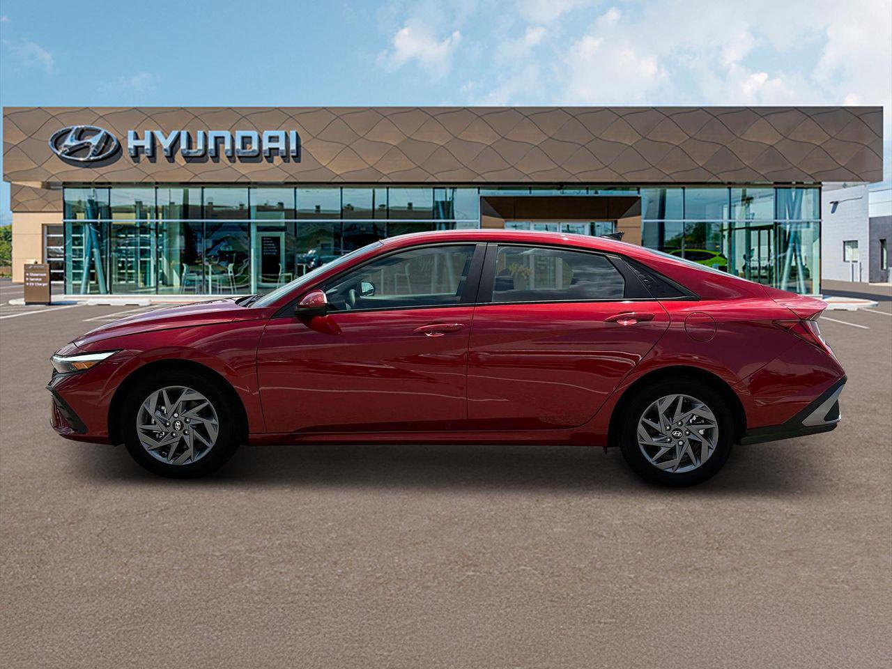 2025 Hyundai Elantra Hybrid Blue photo 3