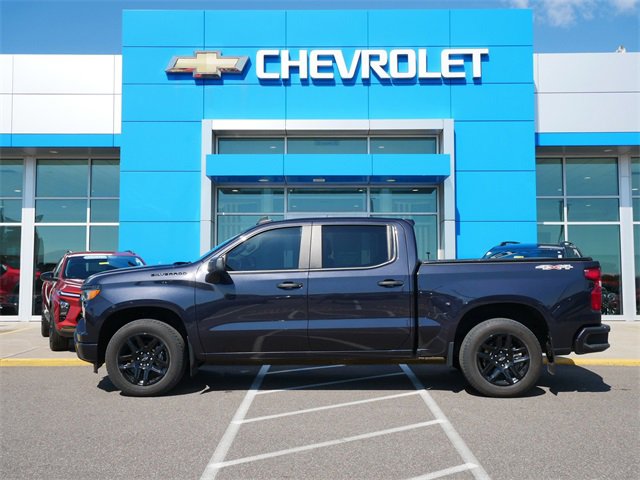 Certified 2023 Chevrolet Silverado 1500 Custom with VIN 1GCPDBEK3PZ141028 for sale in Roseville, Minnesota