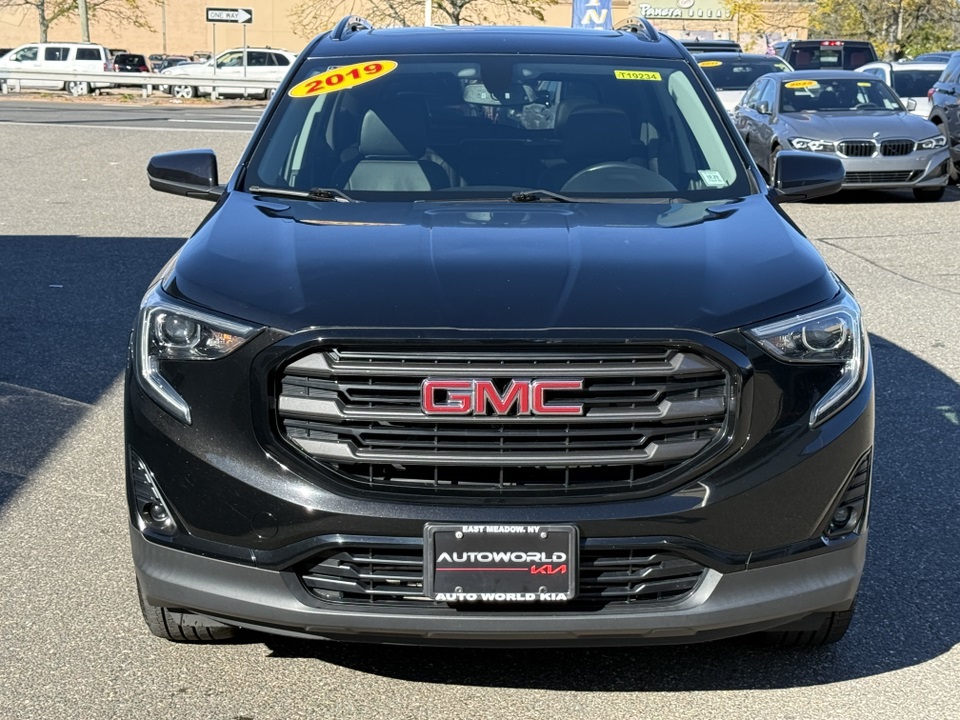 Used 2019 GMC Terrain SLT with VIN 3GKALVEV9KL219675 for sale in East Meadow, NY