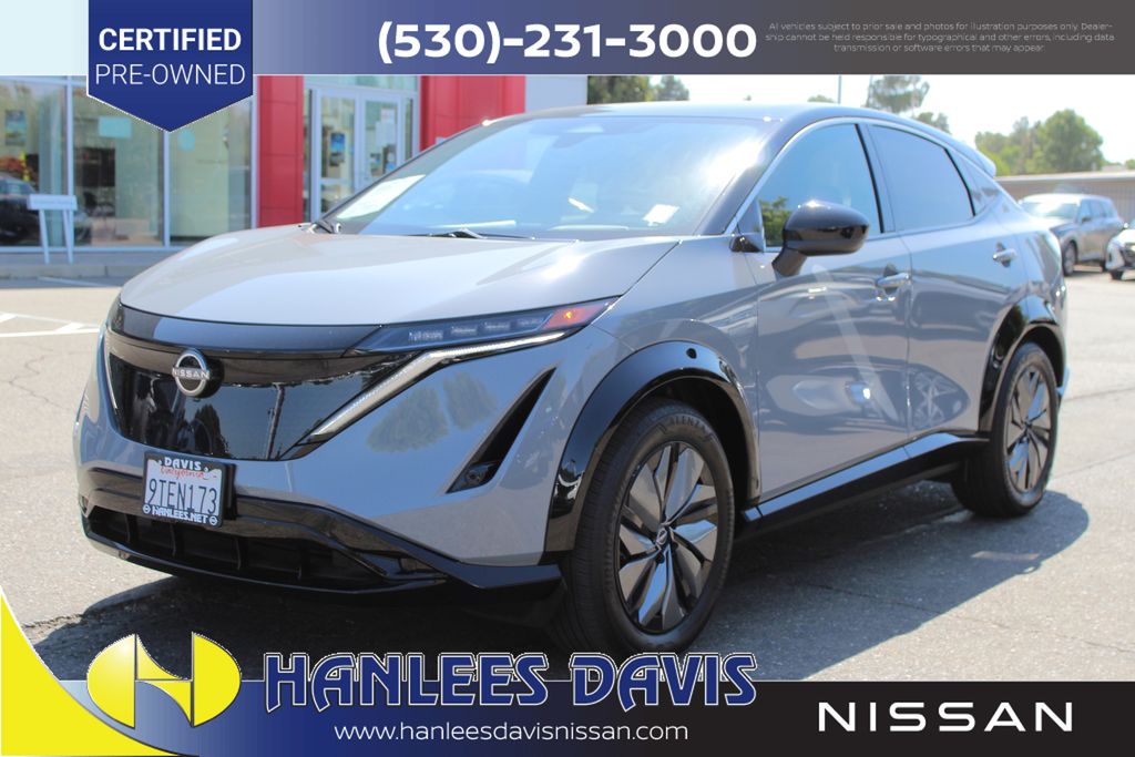 Certified 2025 Nissan ARIYA Engage with VIN JN8AF0BE2SM463785 for sale in Davis, CA