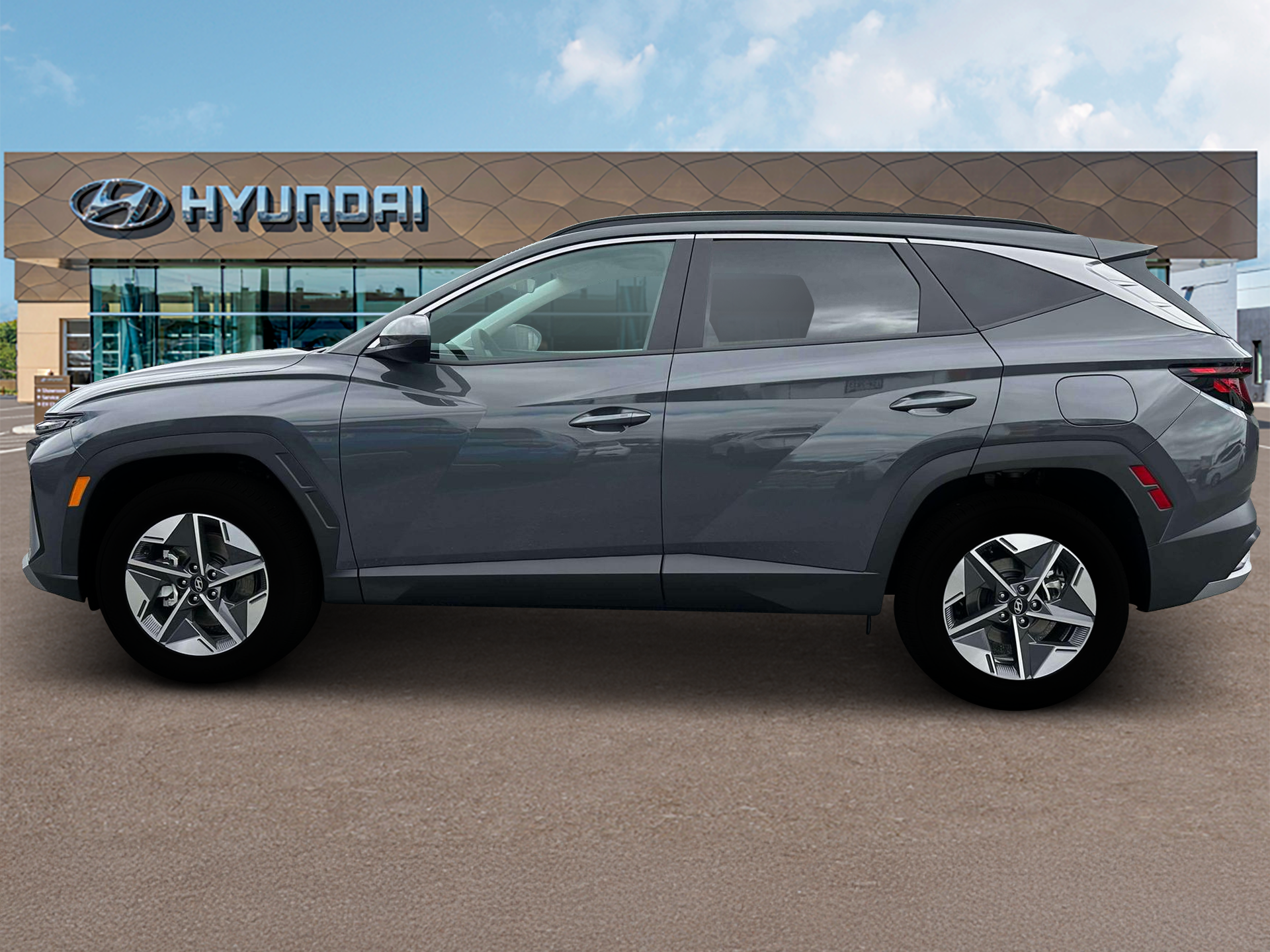 New 2025 Gray Hyundai SEL FWD image 3