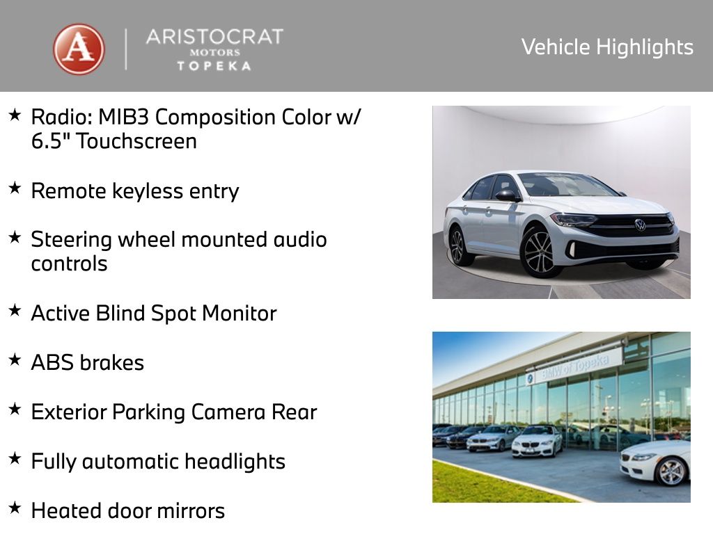 Used 2024 Volkswagen Jetta Sport with VIN 3VWBM7BU6RM009346 for sale in Kansas City