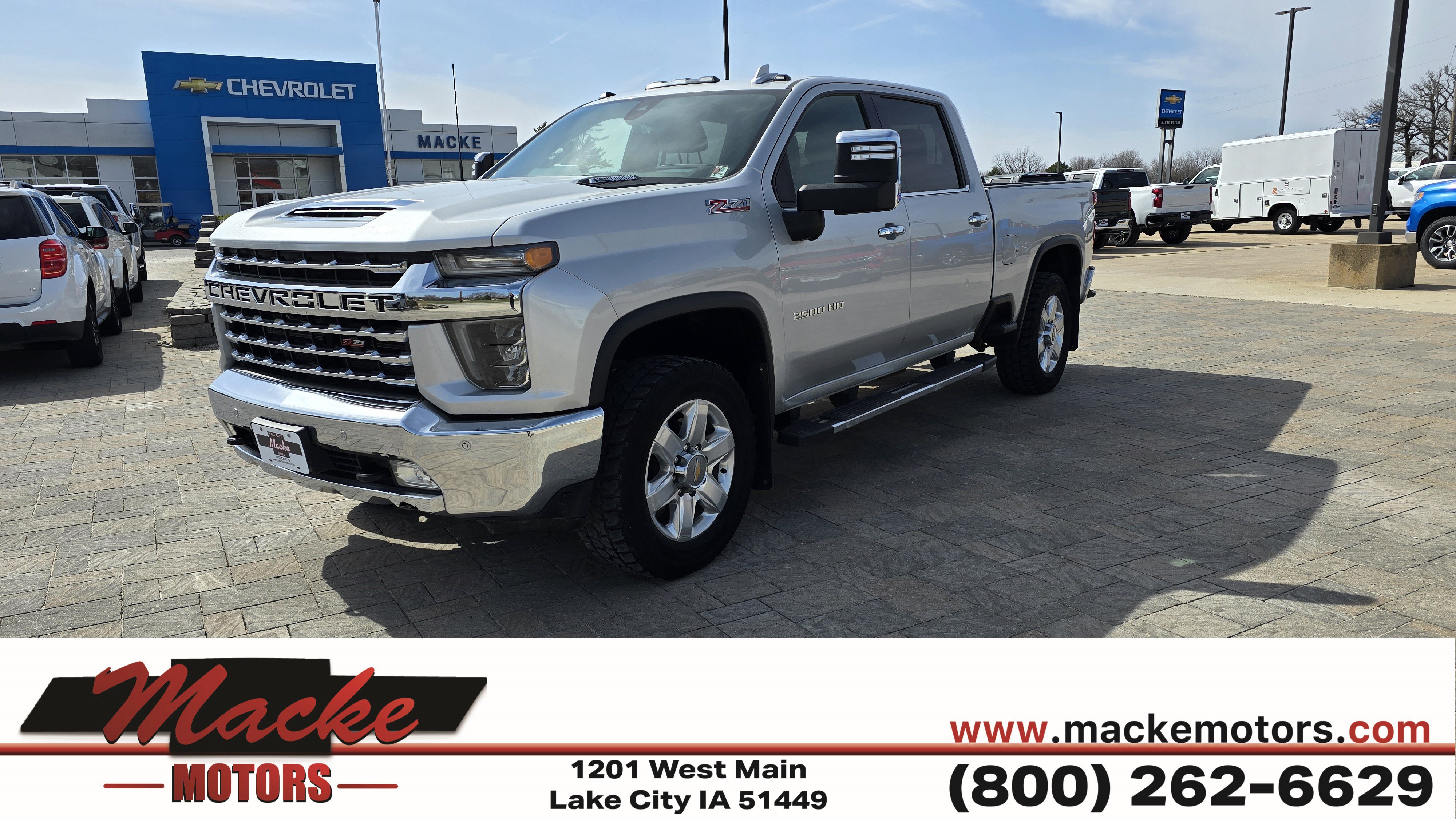 Used 2021 Silver Ice Metallic Chevrolet LTZ image 1