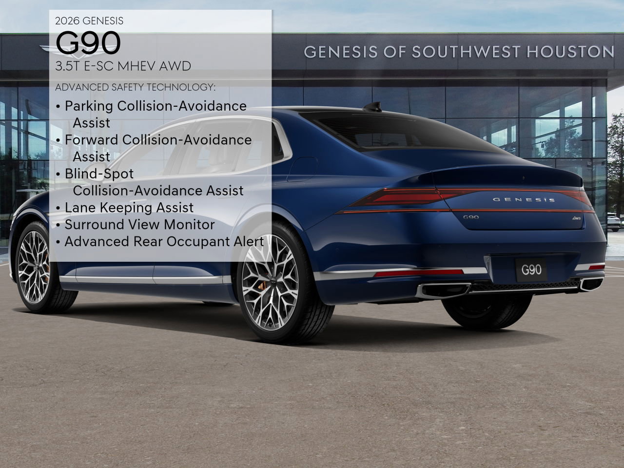 2026 Genesis G90 3.5T E-Supercharger photo 7