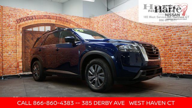 Certified Used 2023 Blue Nissan SV image 1