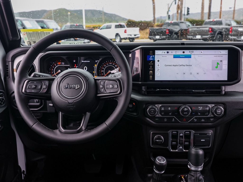 New 2026 Bright White Clear-Coat Exterior Paint Jeep Sport S image 21