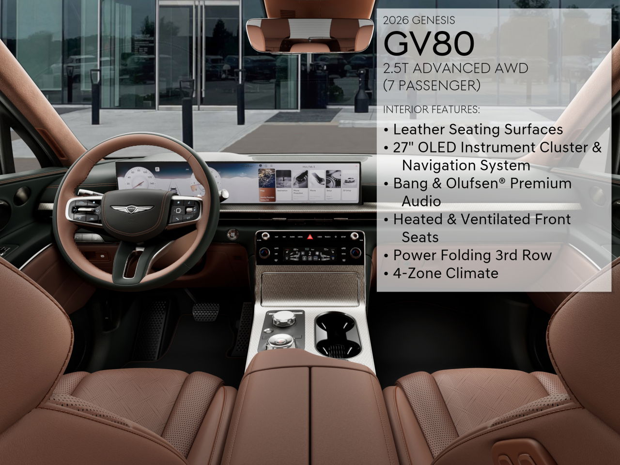 2026 Genesis GV80 2.5T Advanced photo 15