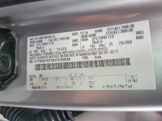 2017 FORD F-150 - Image 61