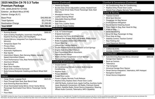 2025 Mazda CX-70 Premium Package's photo