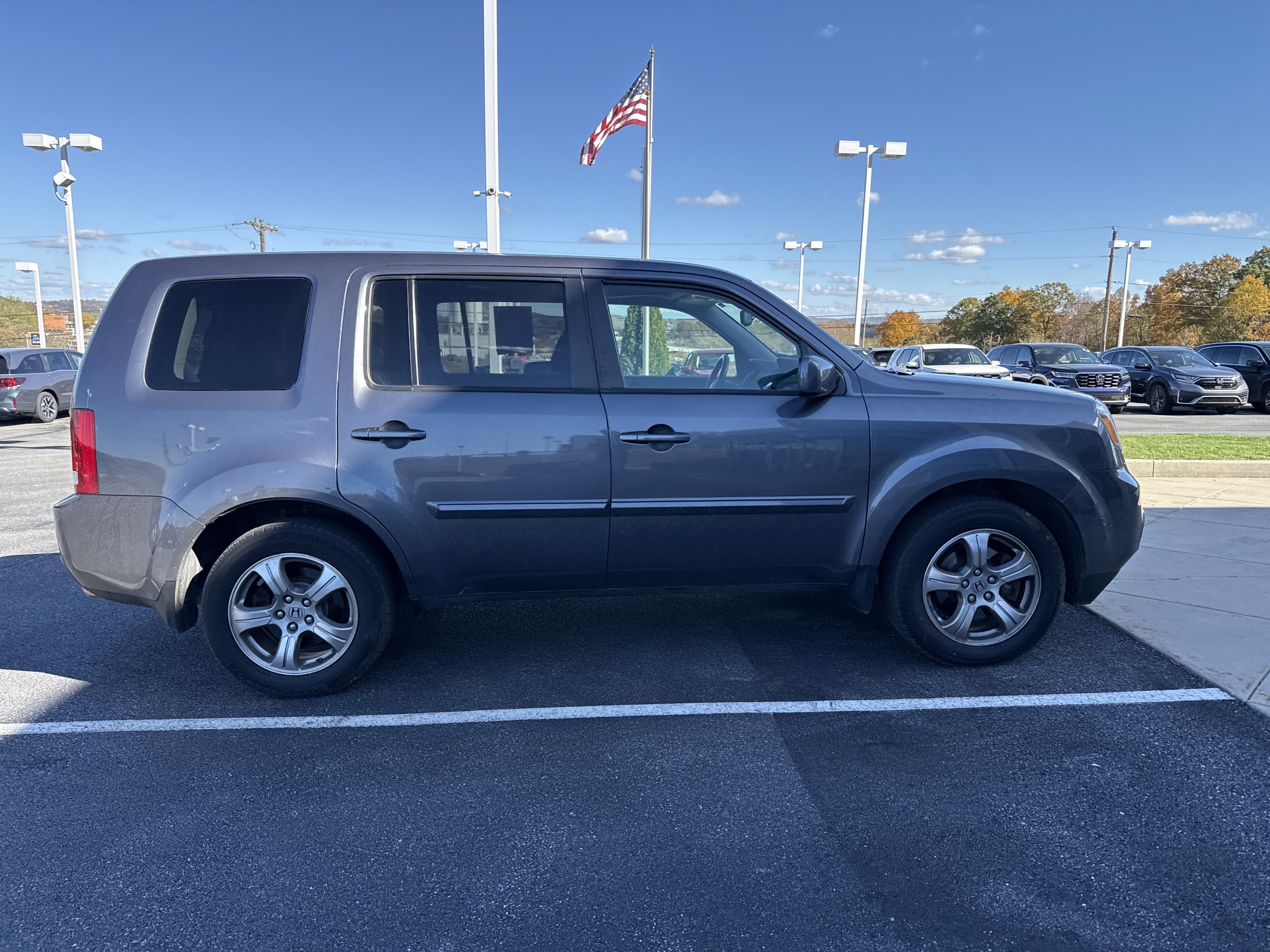 Used 2015 Honda Pilot EX-L with VIN 5FNYF4H53FB023677 for sale in Indiana, PA