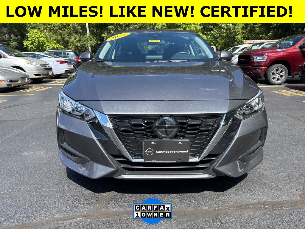 Certified 2022 Nissan Sentra SV with VIN 3N1AB8CVXNY299744 for sale in Marlborough, MA