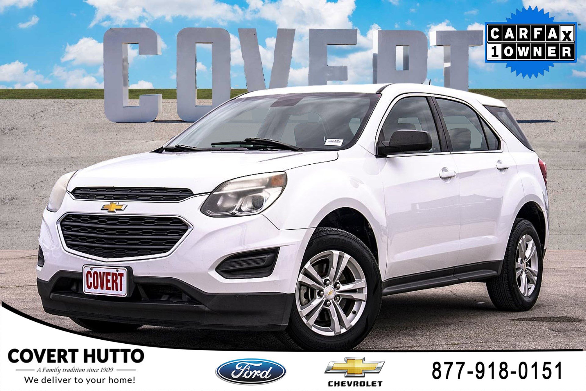 Used 2016 Chevrolet Equinox LS with VIN 2GNALBEK2G1166320 for sale in Hutto, TX