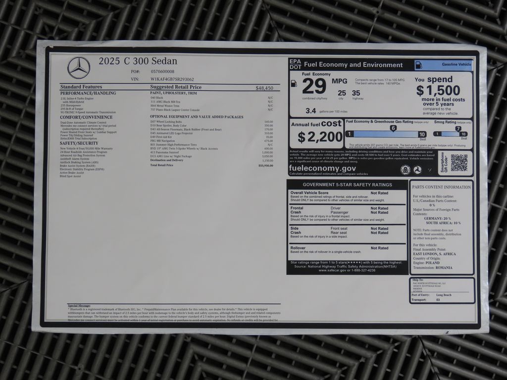 2025 Mercedes Benz C 300 photo 8