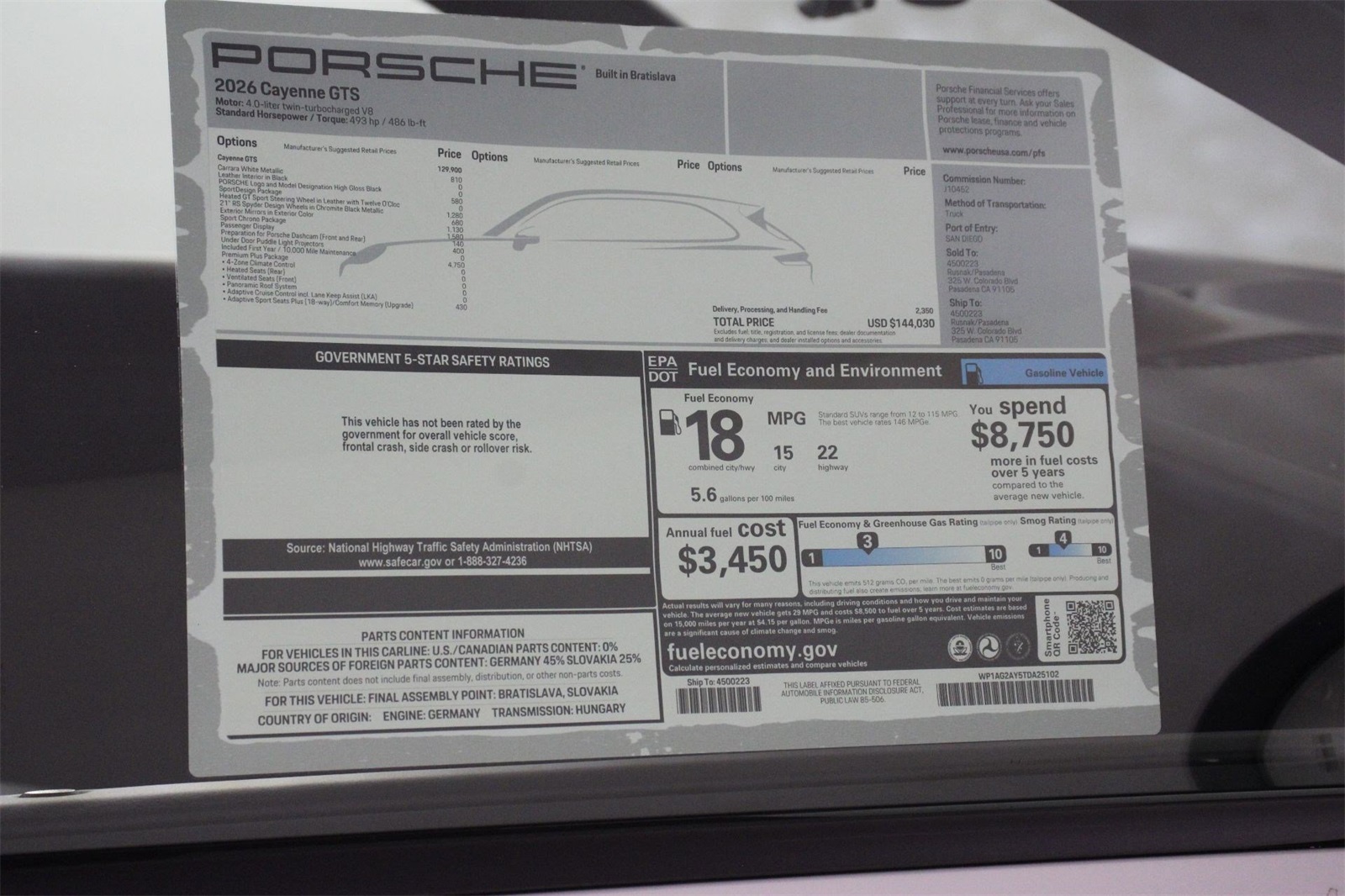 2026 Porsche Cayenne GTS photo 25