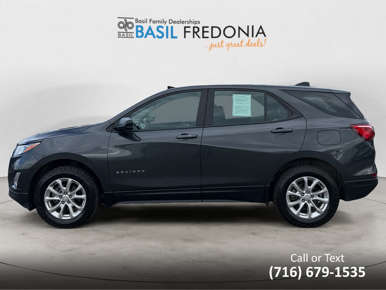 Used 2021 Chevrolet Equinox LS with VIN 2GNAXSEV6M6122981 for sale in Fredonia, NY