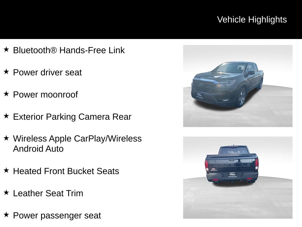 2024 Honda Ridgeline RTL photo 30