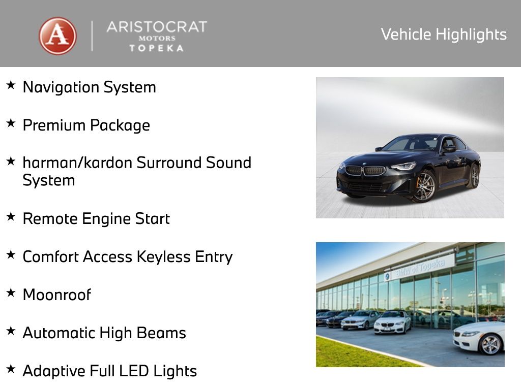 Used 2023 BMW 2 Series 230i with VIN 3MW33CM02P8D10471 for sale in Kansas City