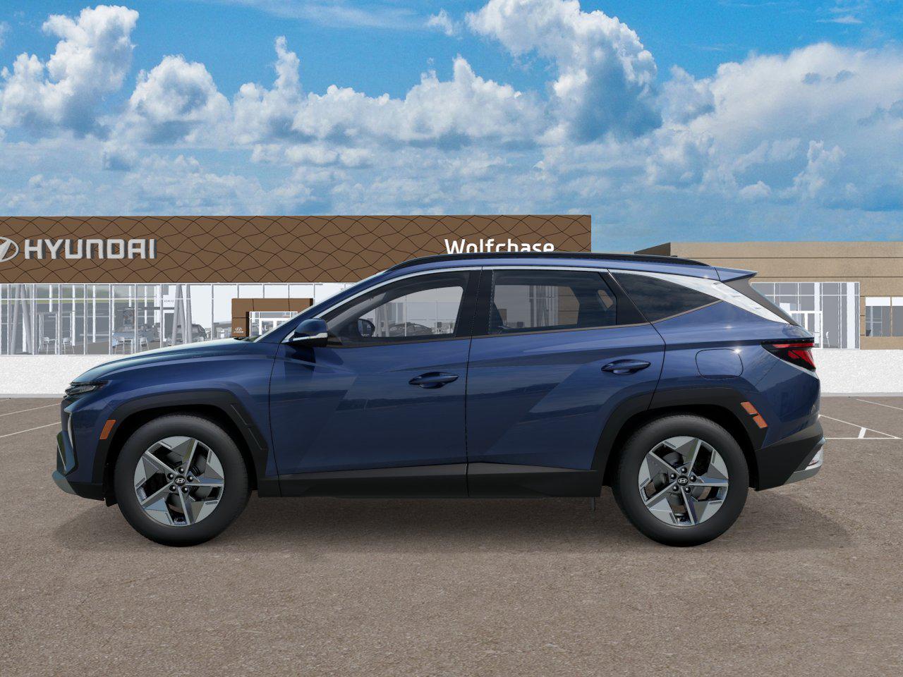New 2025 Atlantis Blue Hyundai SEL FWD image 3