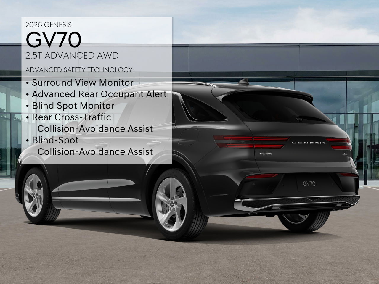 2026 Genesis GV70 2.5T Advanced photo 5