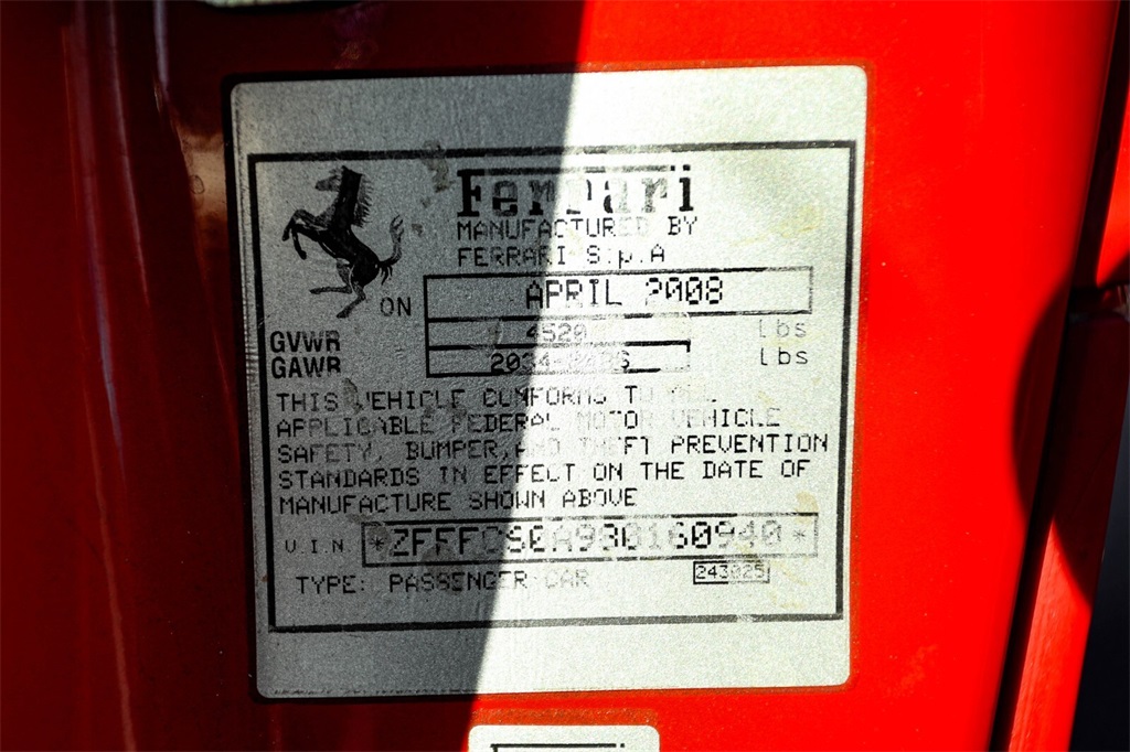 Used 2008 Red Corsa Ferrari F1 image 21