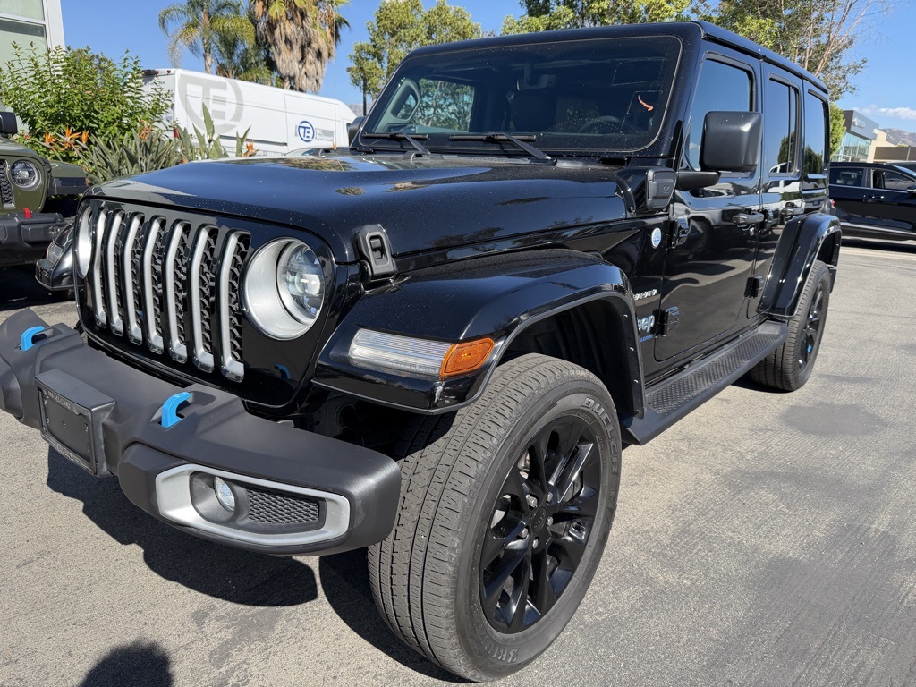 Used 2023 Black Jeep Sahara 4xe image 2