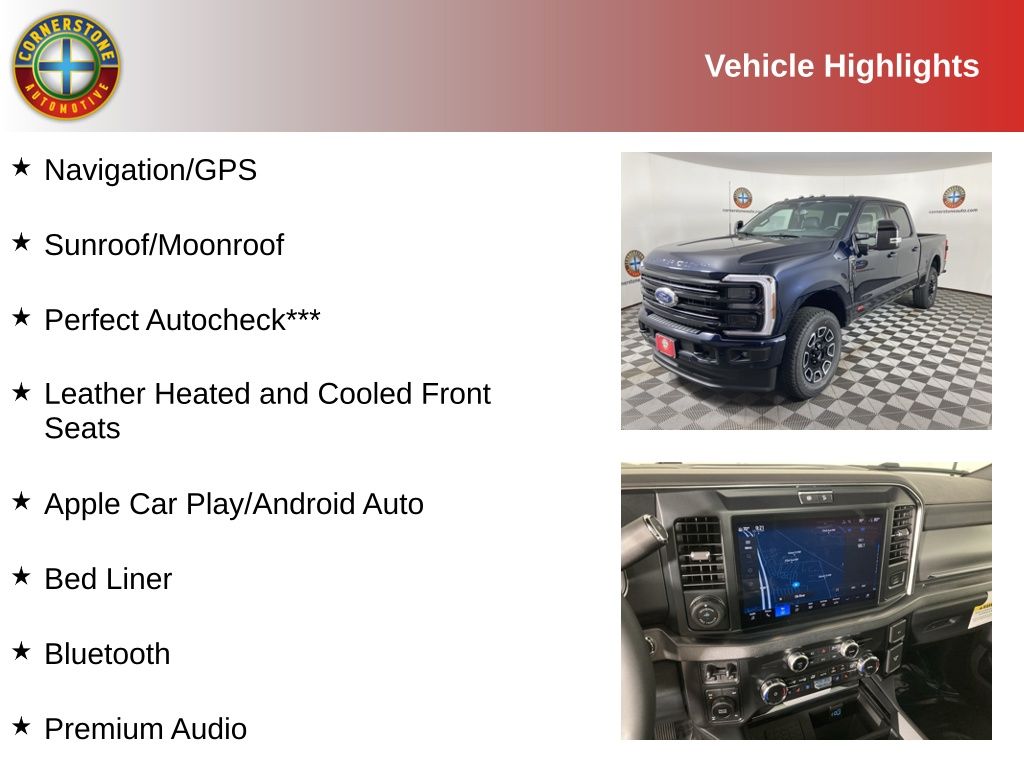 Used 2025 Ford F-350 Super Duty Platinum with VIN 1FT8W3BM2SED88728 for sale in Elk River, Minnesota