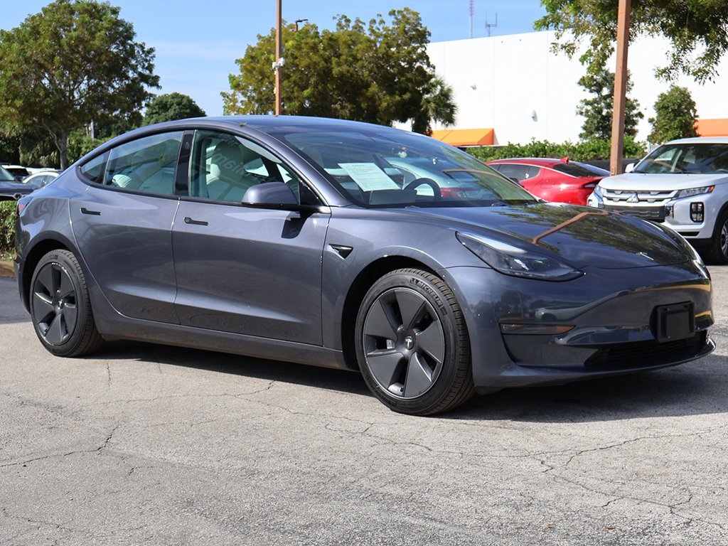 Used 2021 Tesla Model 3 Base with VIN 5YJ3E1EB5MF981268 for sale in Miami, FL