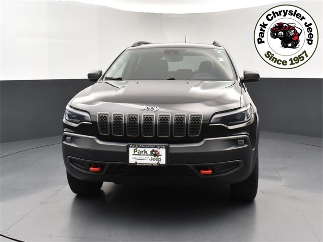 Used 2021 Jeep Cherokee Trailhawk with VIN 1C4PJMBX2MD101973 for sale in Burnsville, Minnesota