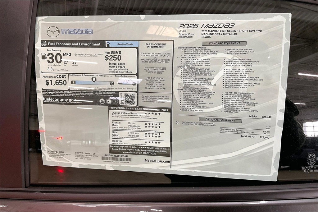 2026 MAZDA MAZDA3 - Image 12