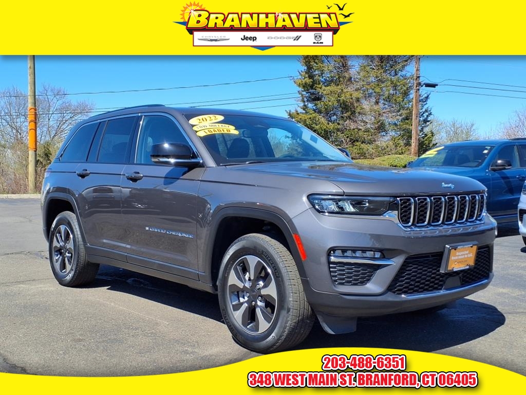 Certified Used 2022 Gray Jeep 4xe image 1