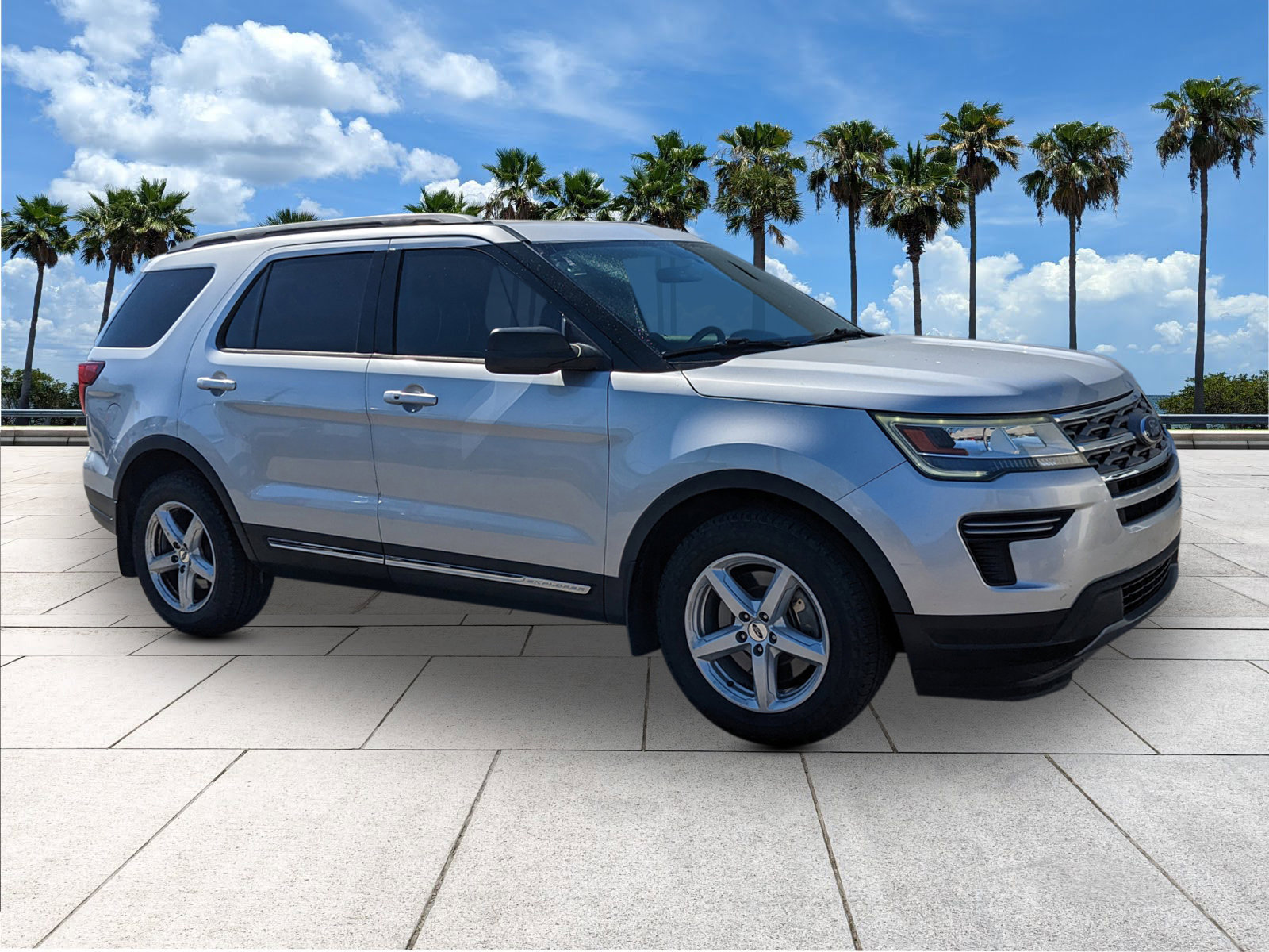 Used 2018 Ford Explorer XLT with VIN 1FM5K7D87JGB75634 for sale in Port Richey, FL