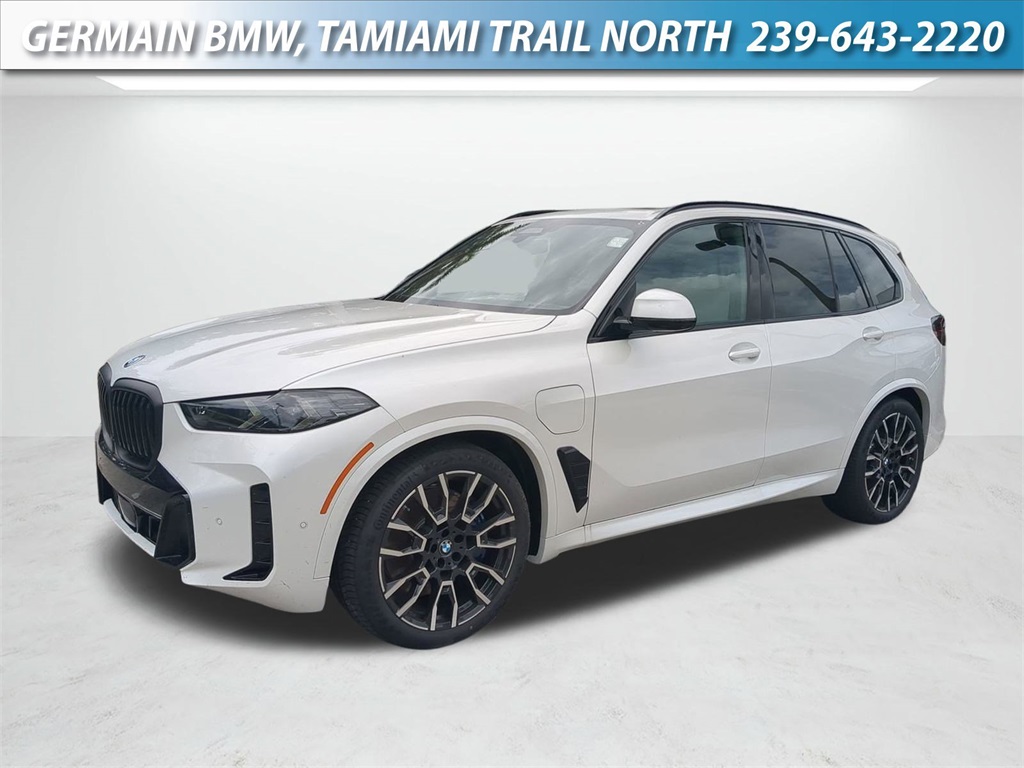 New 2026 Mineral White Metallic BMW xDrive50e image 1