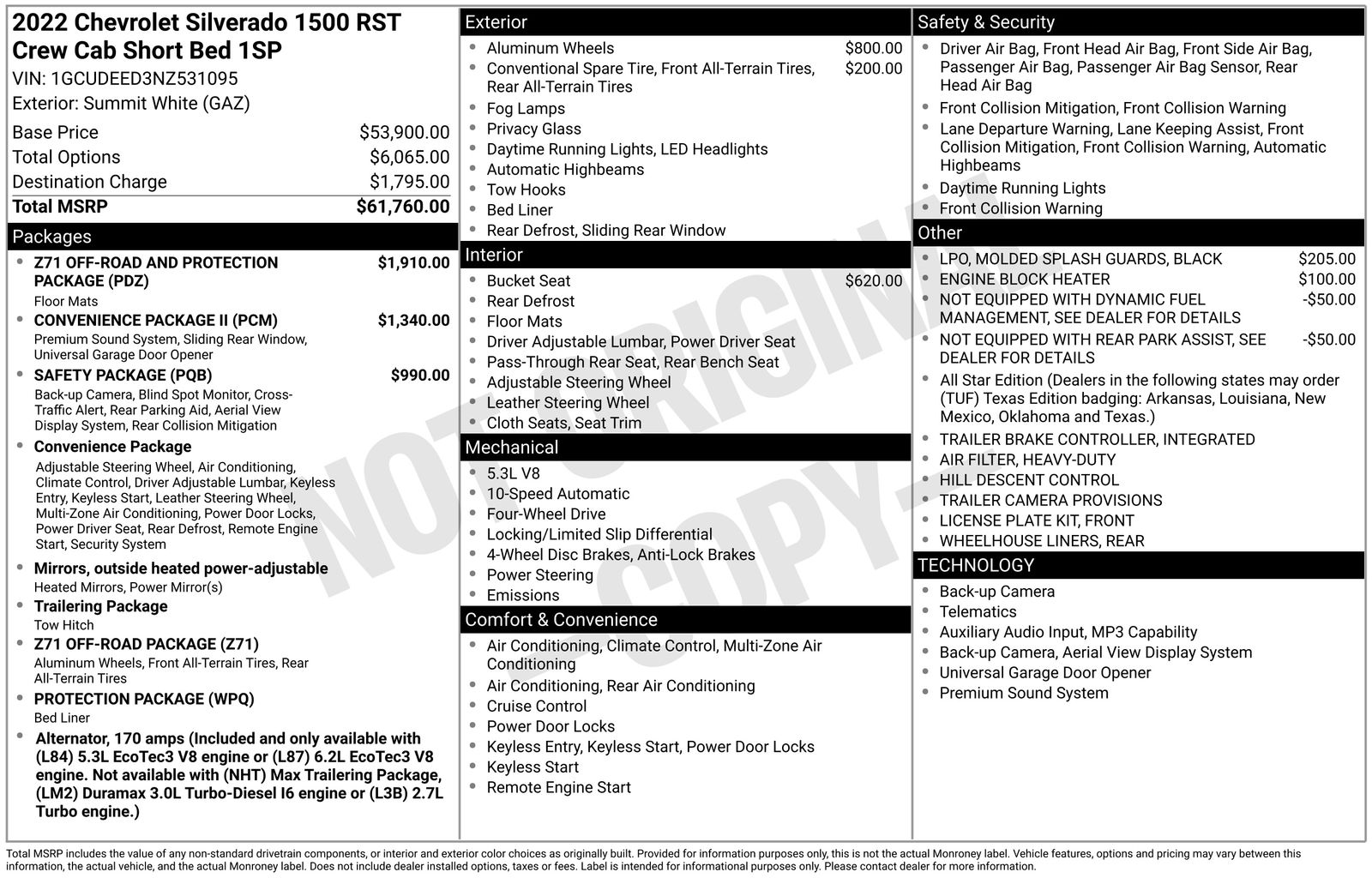 Used 2022 Chevrolet Silverado 1500 RST with VIN 1GCUDEED3NZ531095 for sale in Brainerd, Minnesota