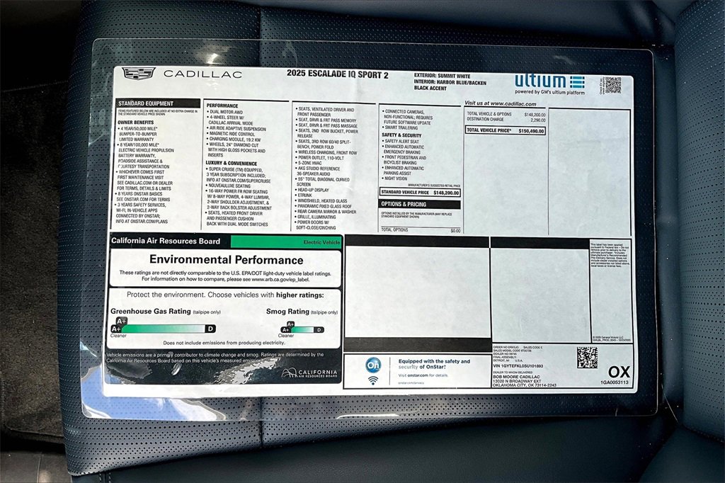 2025 Cadillac Escalade IQ Sport photo 13