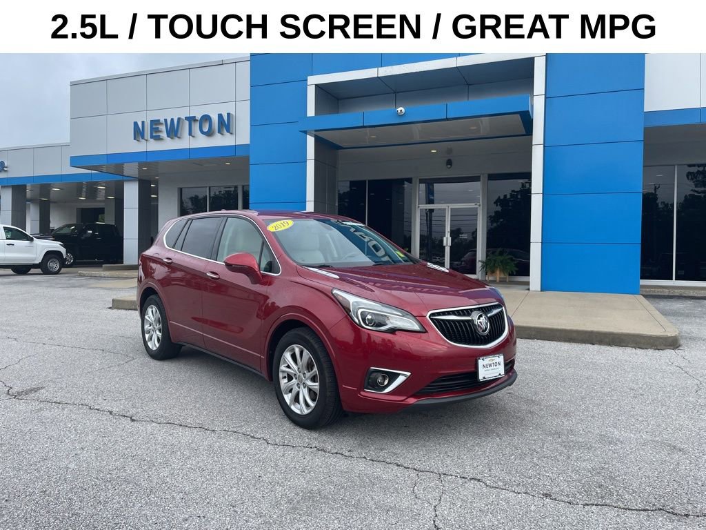 Used 2019 Chili Red Metallic Buick Preferred image 1