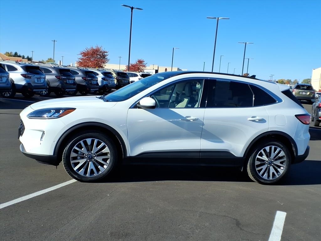 Used 2021 Ford Escape Titanium with VIN 1FMCU9J93MUA16237 for sale in Savoy, IL