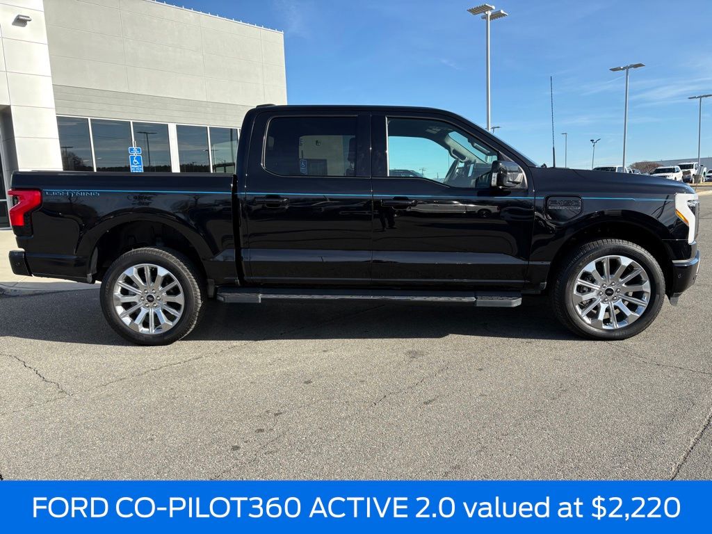 Certified 2022 Ford F-150 Lightning Lariat with VIN 1FTVW1EL5NWG15063 for sale in South Boston, VA