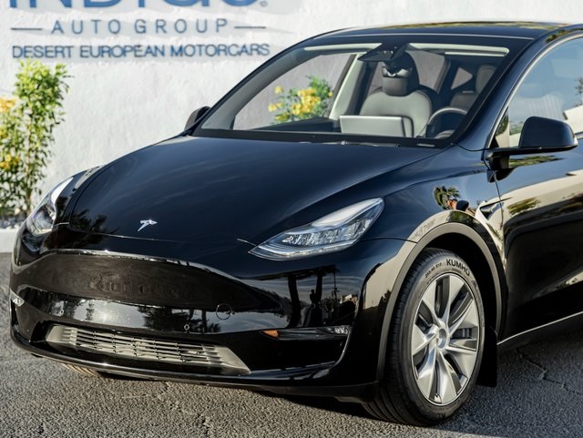 Used 2022 Tesla Model Y Long Range with VIN 7SAYGAEE1NF574143 for sale in Rancho Mirage, CA
