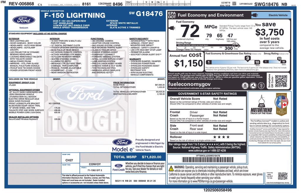 2025 Ford F-150 Lightning Flash