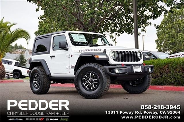 New 2025 Bright White Clear-Coat Exterior Paint Jeep Rubicon image 1