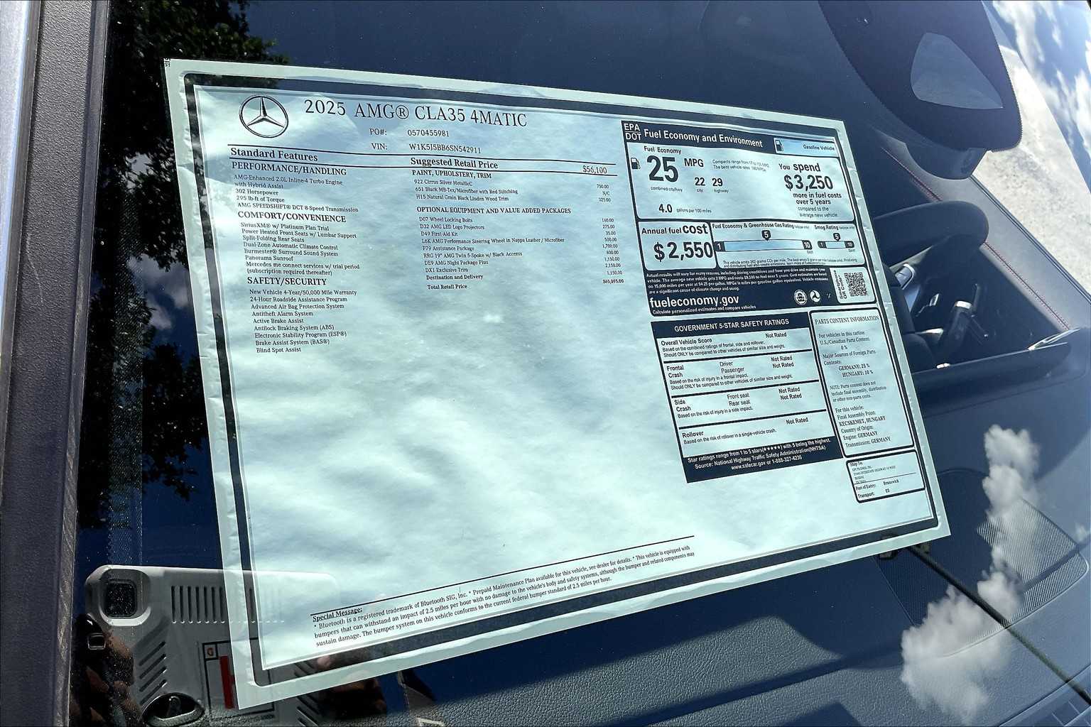 2025 Mercedes Benz CLA AMG 35 4MATIC photo 16