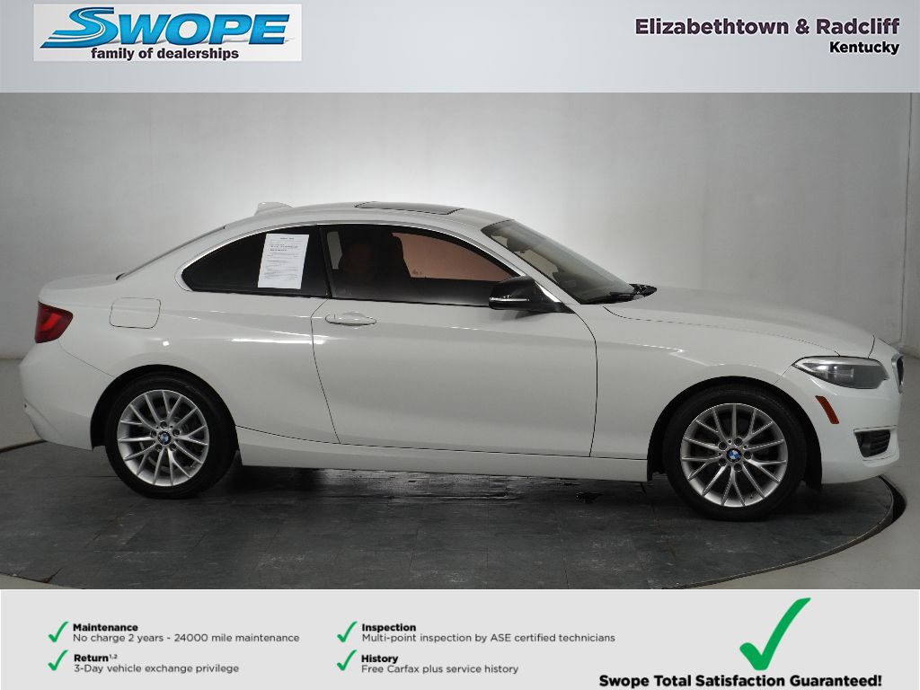 Used 2015 BMW 2 Series 228i with VIN WBA1F5C5XFV257439 for sale in Radcliff, KY