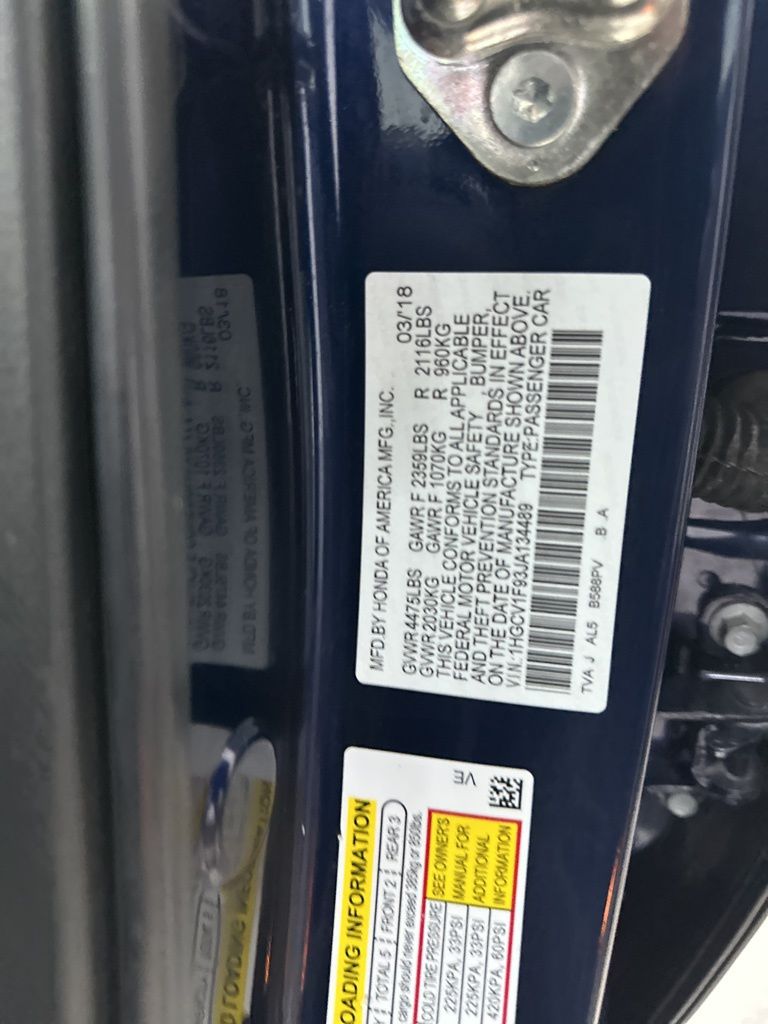 2018 Honda Accord Touring photo 25