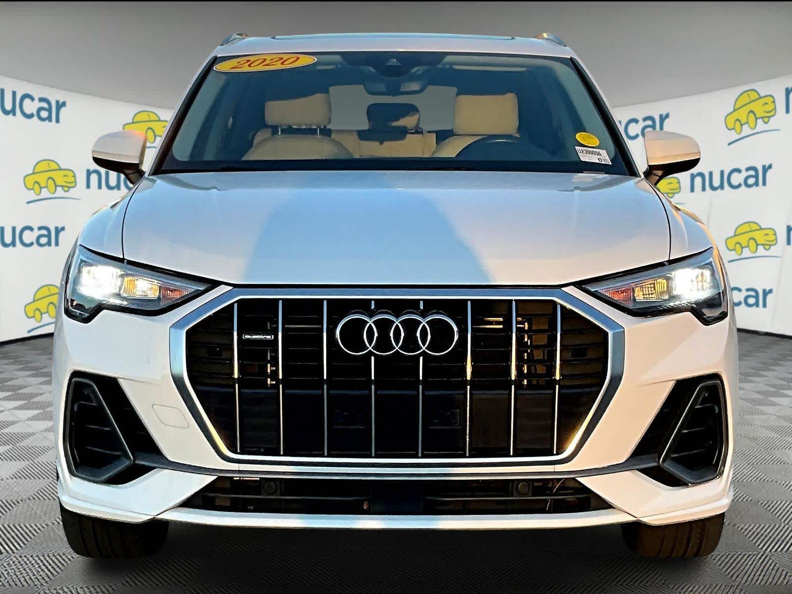 Used 2020 Audi Q3 S Line Premium with VIN WA1DECF3XL1008234 for sale in Woburn, MA
