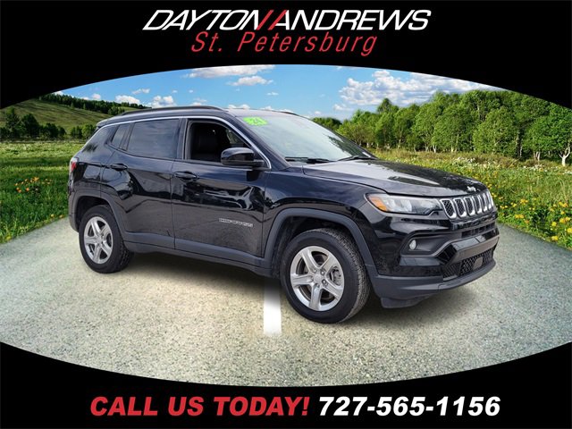 Certified Used 2024 Diamond Black Crystal Pearlcoat Jeep Latitude image 1