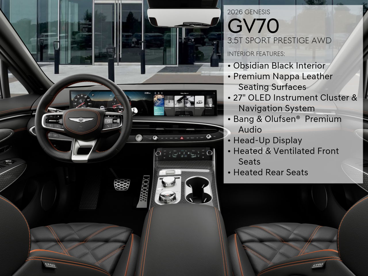 2026 Genesis GV70 3.5T Sport Prestige photo 17
