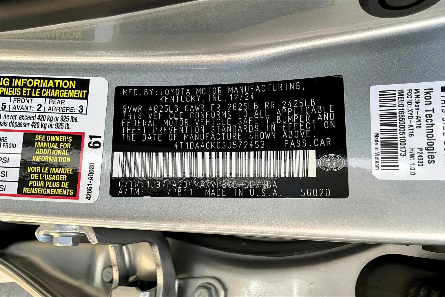 2025 Toyota Camry LE photo 26