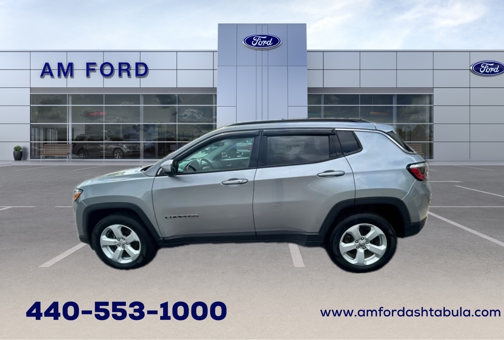 Used 2018 Jeep Compass Latitude with VIN 3C4NJDBB7JT454758 for sale in Jefferson, OH
