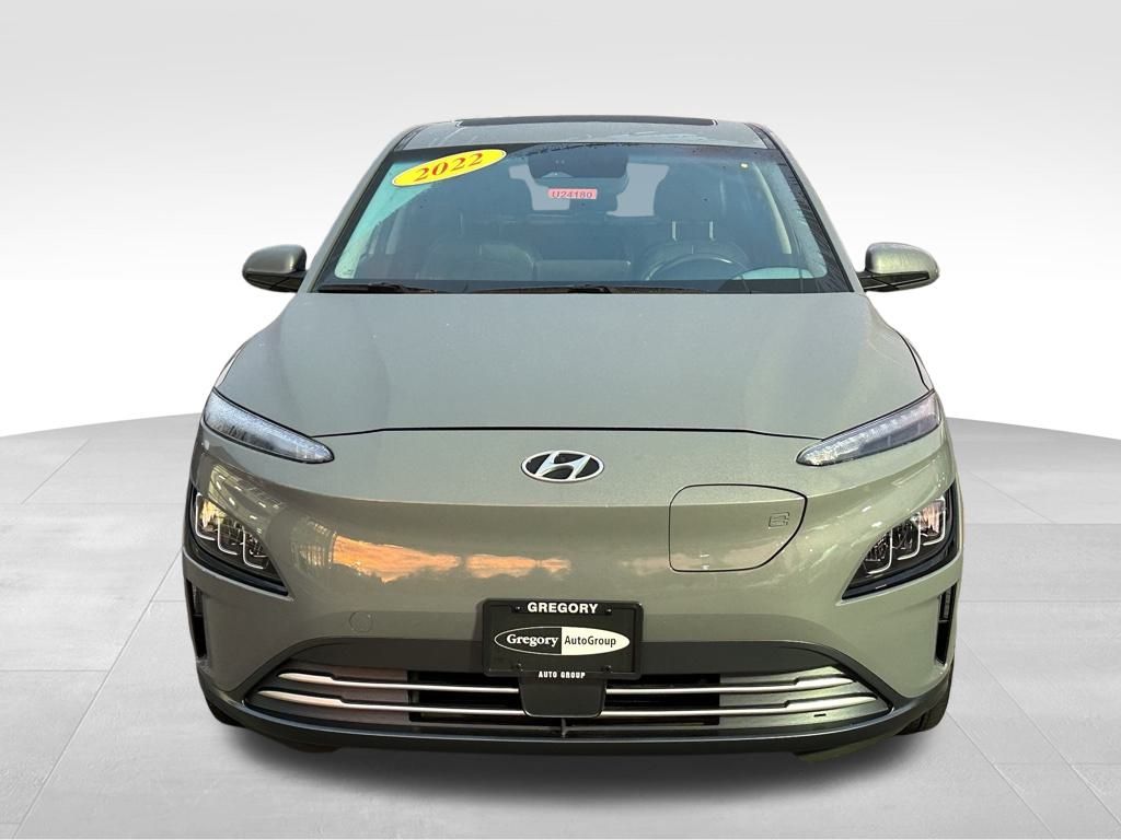 Certified 2022 Hyundai Kona EV Limited with VIN KM8K53AG9NU136176 for sale in Highland Park, IL